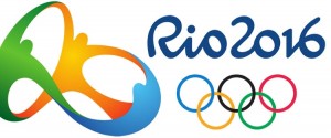 Logotipo dos jogos olímpicos Rio 2016, com anéis olímpicos